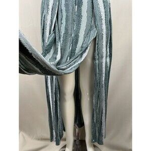 Khush Two Panel Double Slit Maxi Skirt Women’s Med Green Abstract Peasant Boho